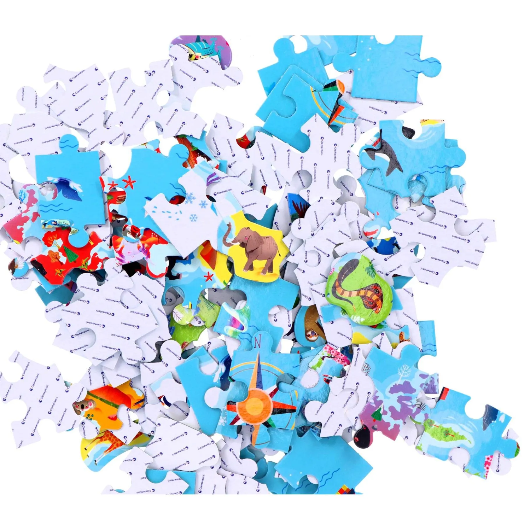 Educatieve Spellen>Clementoni Spel Puzzel Ontdek De Wereld