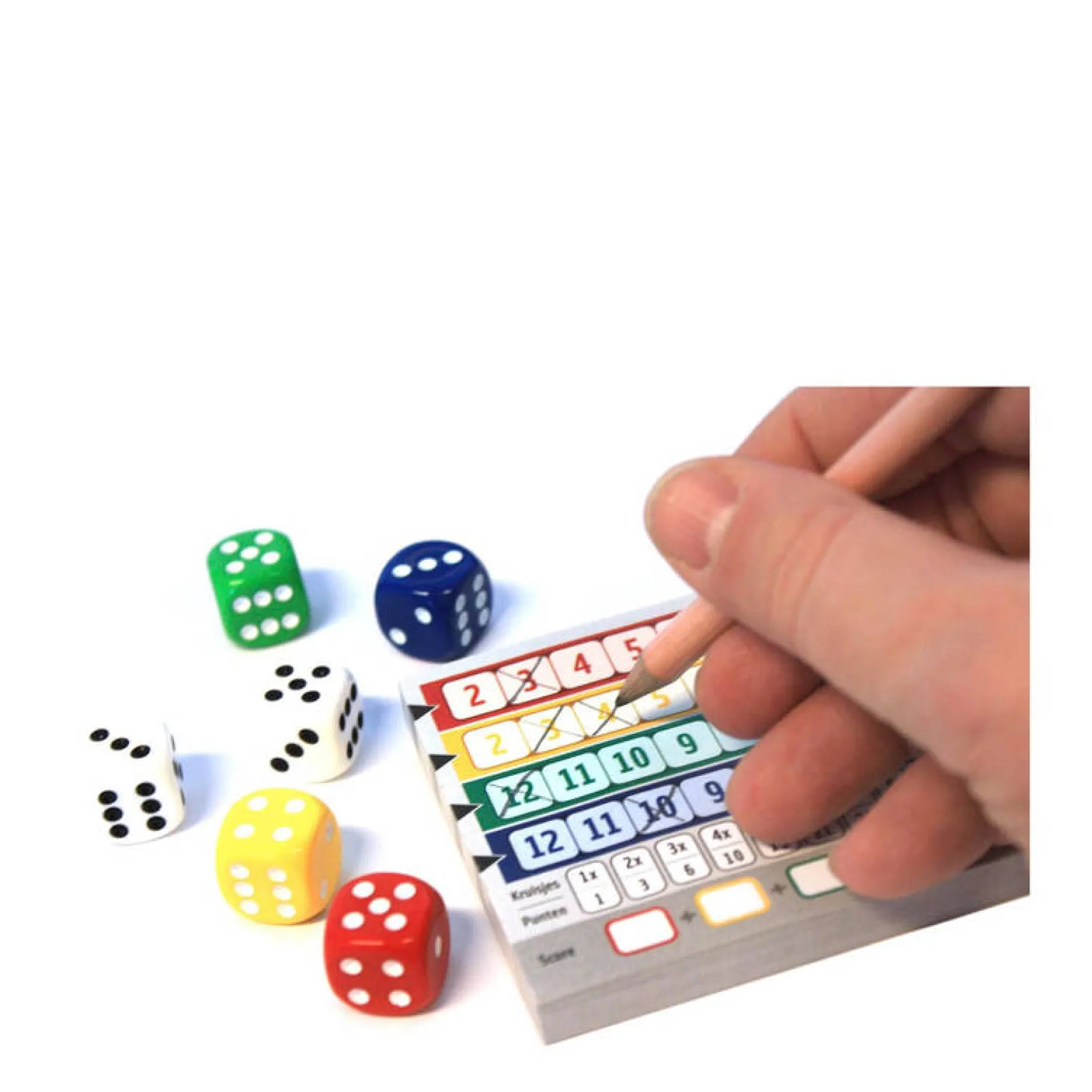 Spel Accessoires>White Goblin Games Spel Qwixx Scoreblokken