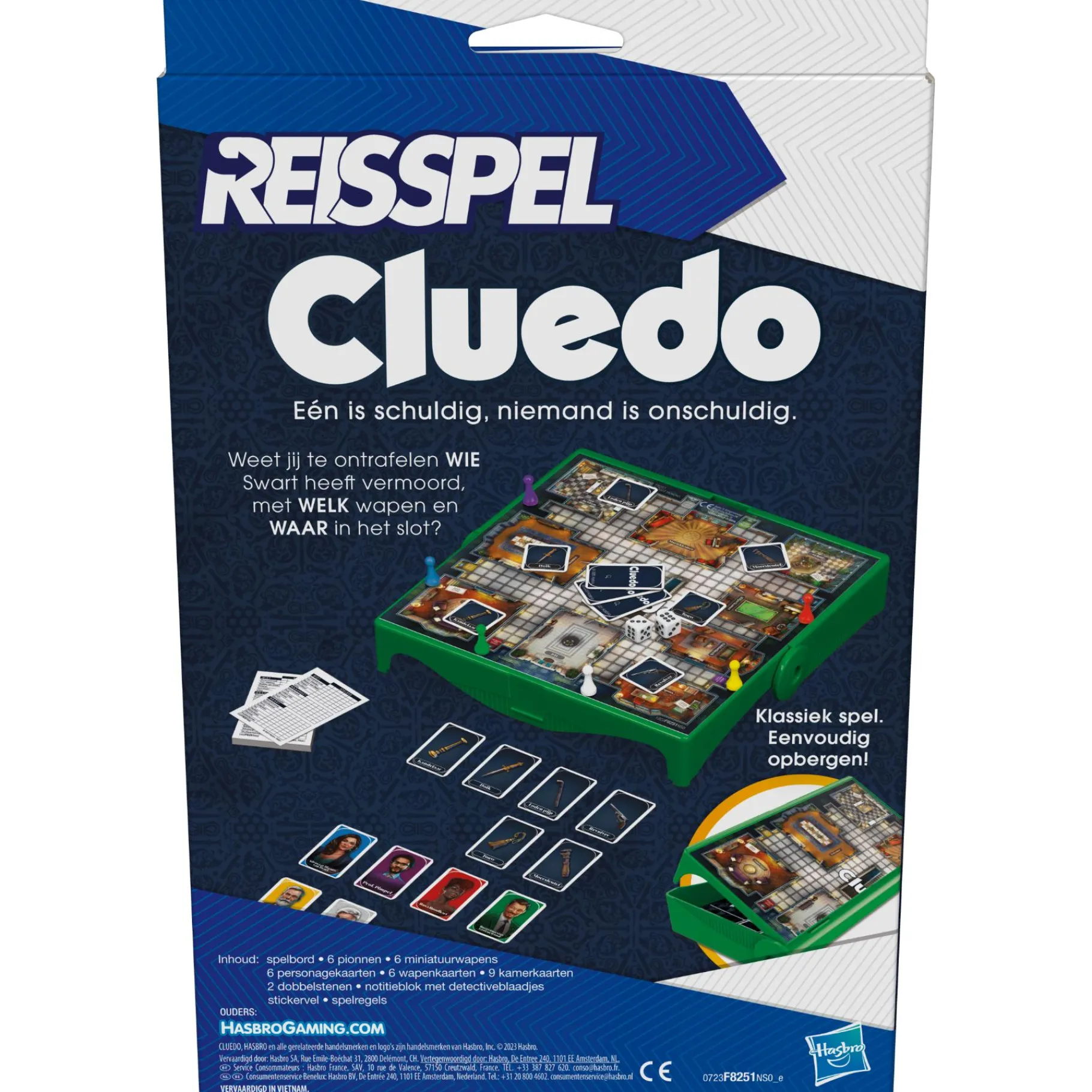 Reisspellen> Spel Reis Cluedo