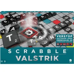 Familiespellen>Mattel Spel Scrabble Valstrik NL