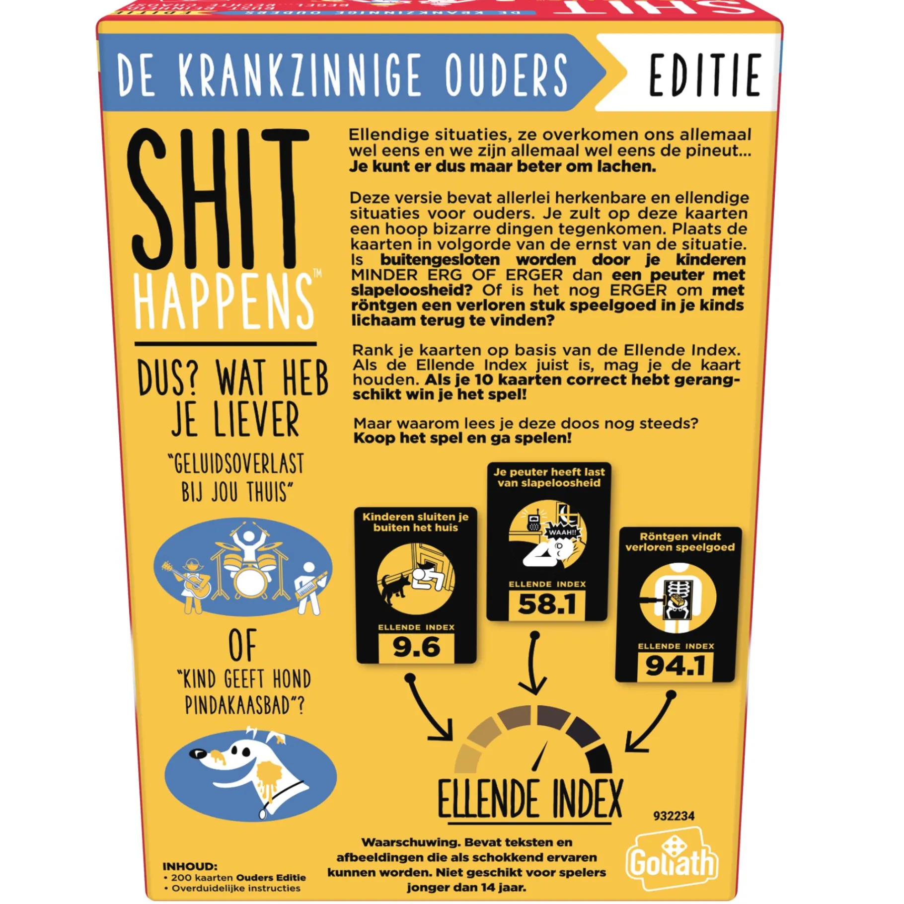 Familiespellen> Spel Shit Happens Ouders Editie