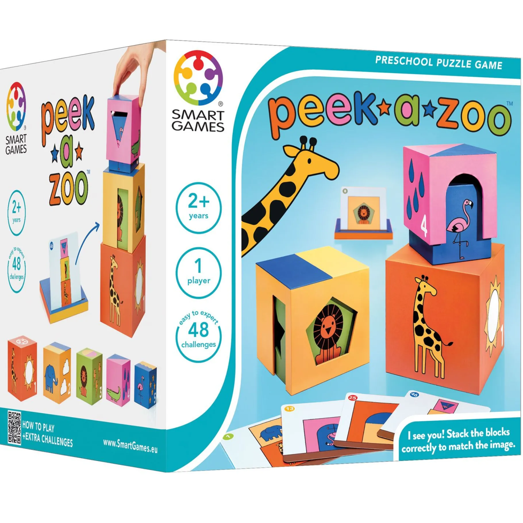 Educatieve Spellen>Smartgames Spel peek-a-zoo