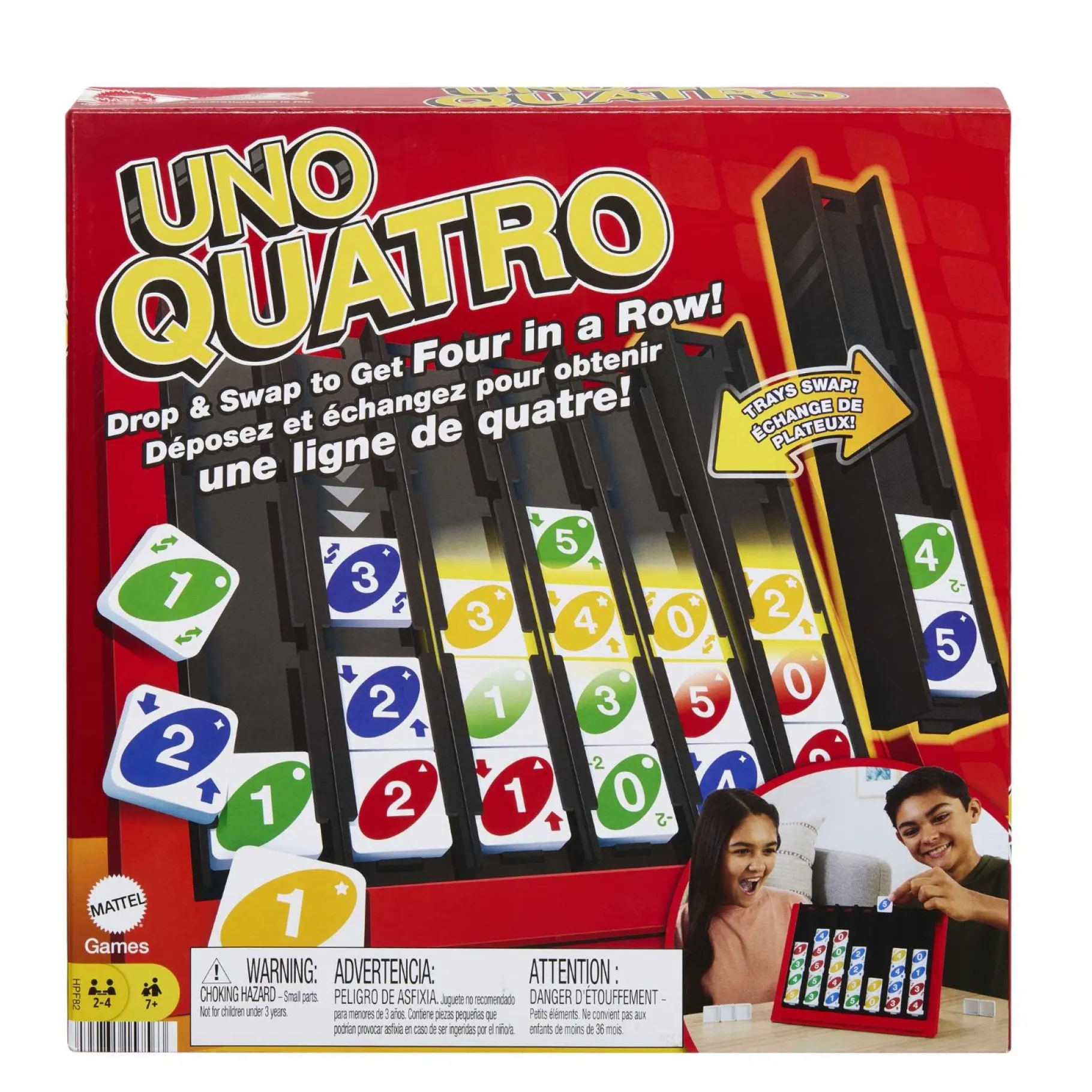 Familiespellen> Spel Uno Quatro
