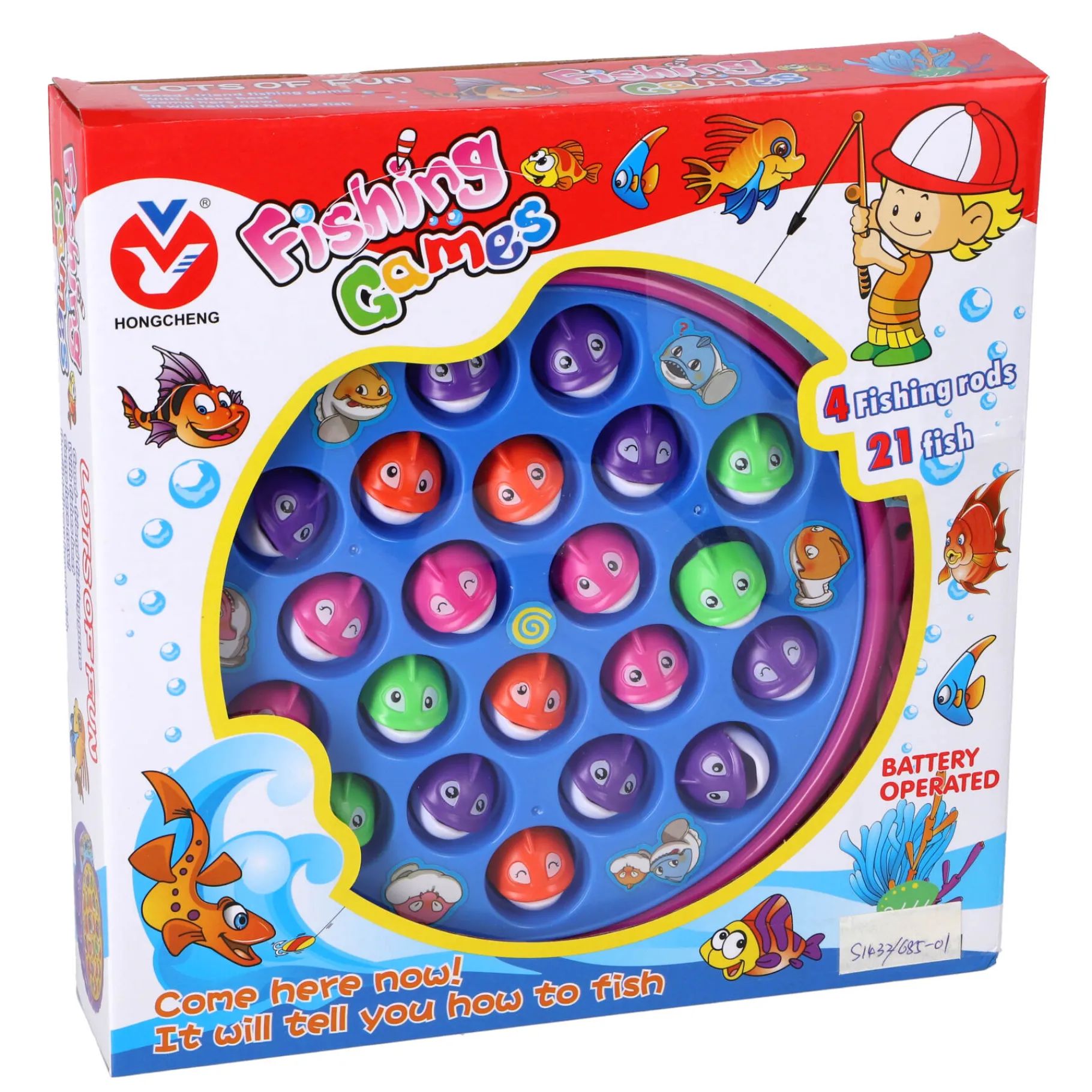 Kinderspellen> Spel Vissen Vangen 21 Stuks