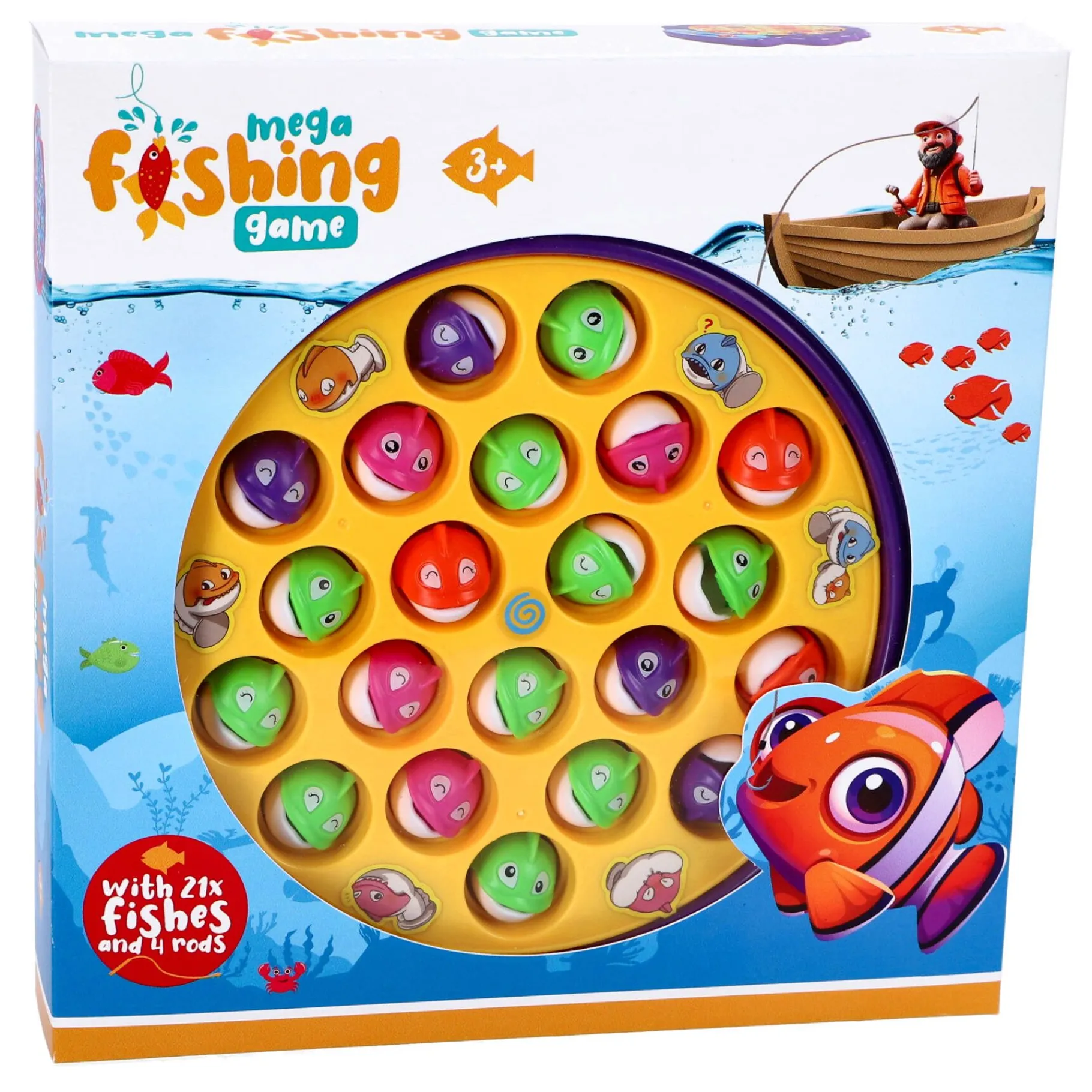 Kinderspellen> Spel Vissen Vangen 21 Stuks