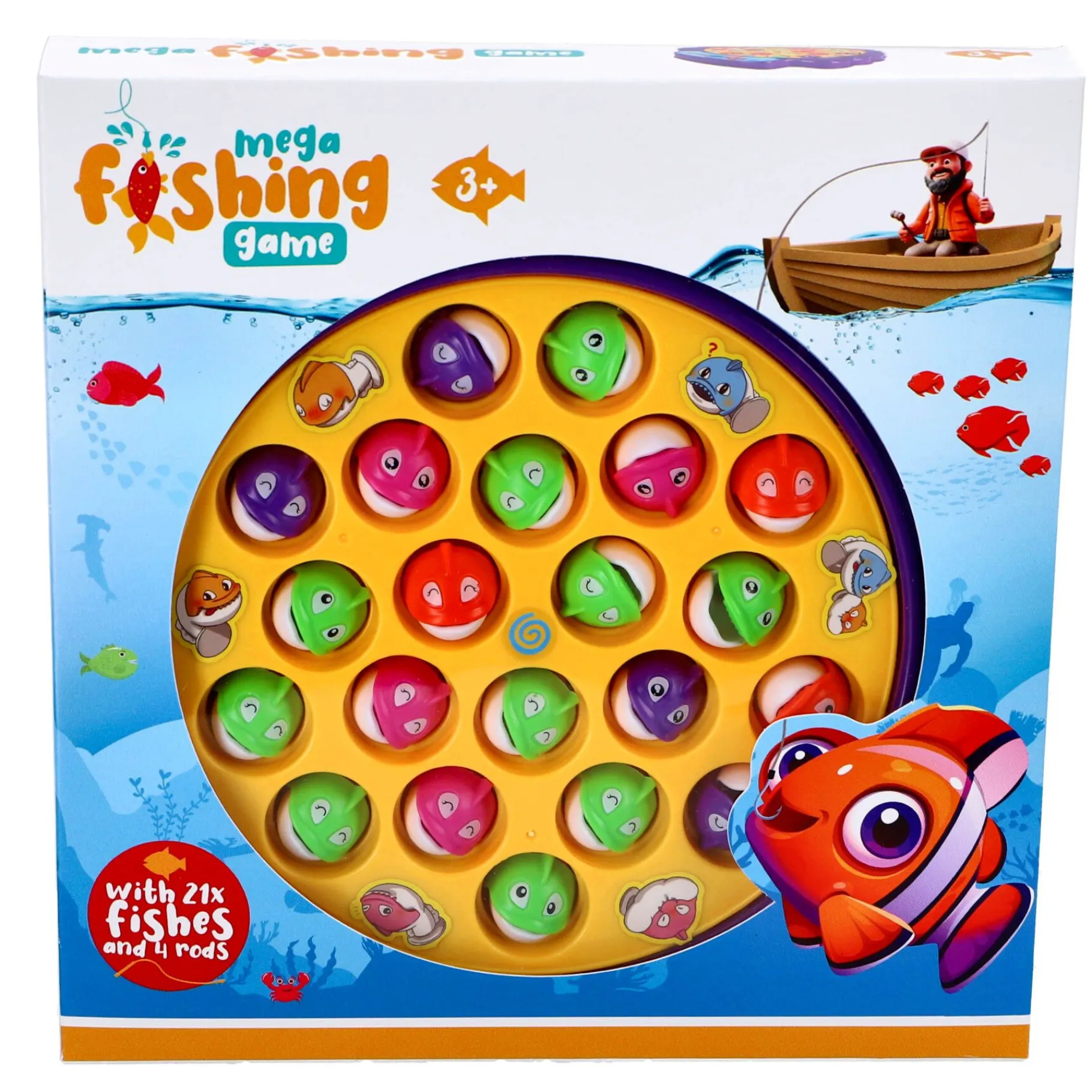 Kinderspellen> Spel Vissen Vangen 21 Stuks