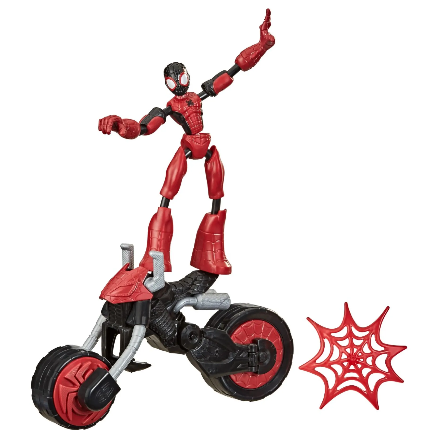Actiefiguren|Jongens>Hasbro Spider-Man Bend N Flex Rider