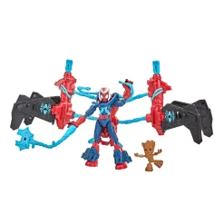 Jongens|Actiefiguren>Hasbro Spiderman Bend N Flex Space Mission Flex Jet