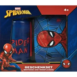 Schoolbekers En Broodtrommels> Spiderman set broodtrommel en drinkfles