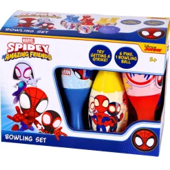 Kegelspel|Buitenspellen> Spidey And Friends kegelspel 6 pinnen en bal