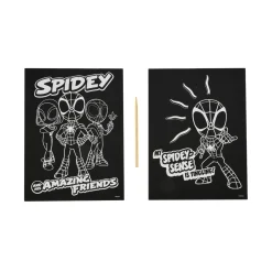 Krasfolie> Spidey kraskunst 26X19.5 CM 2 stuks