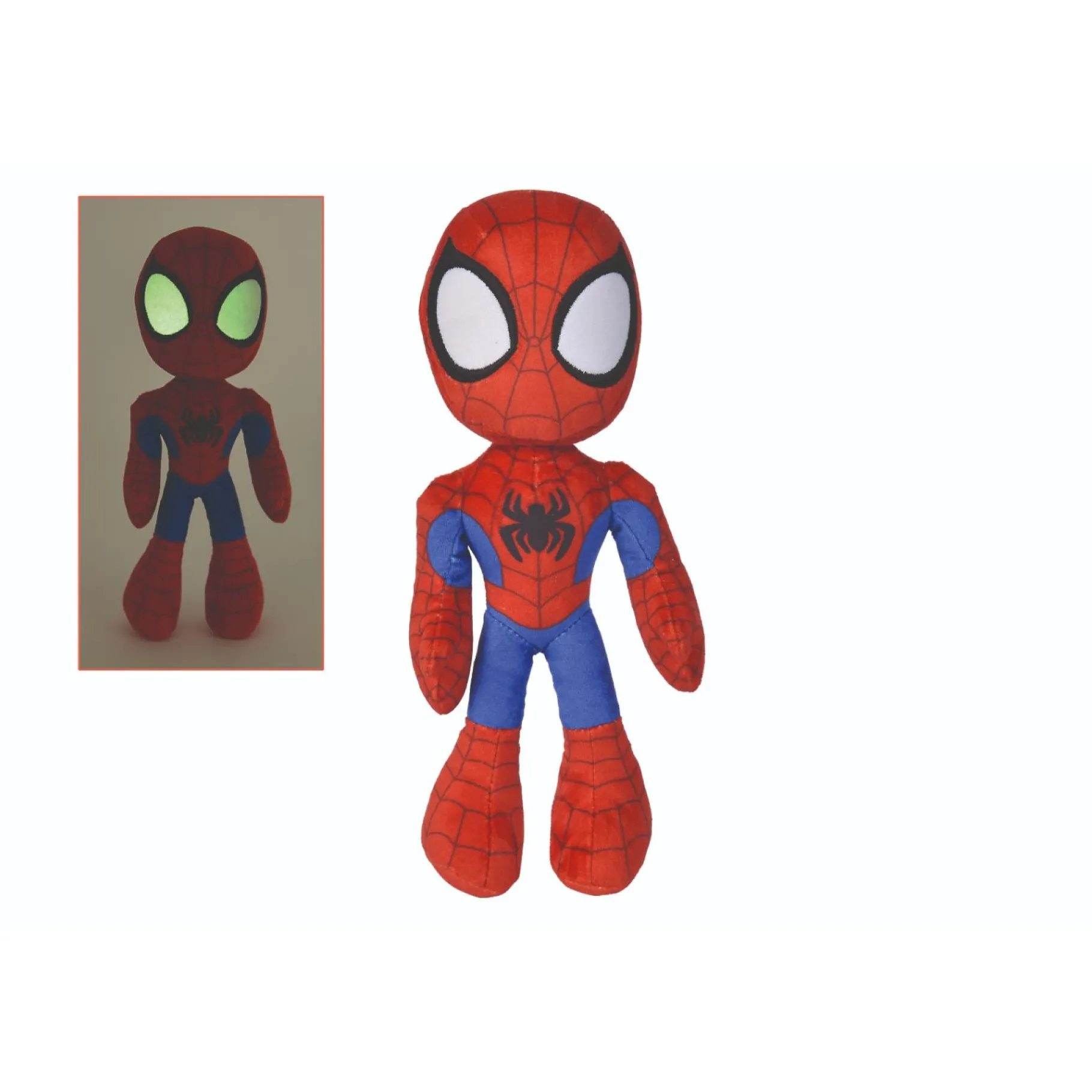 Overige> Spidey Pluche Met Oplichtende Ogen In Donker 25 Cm