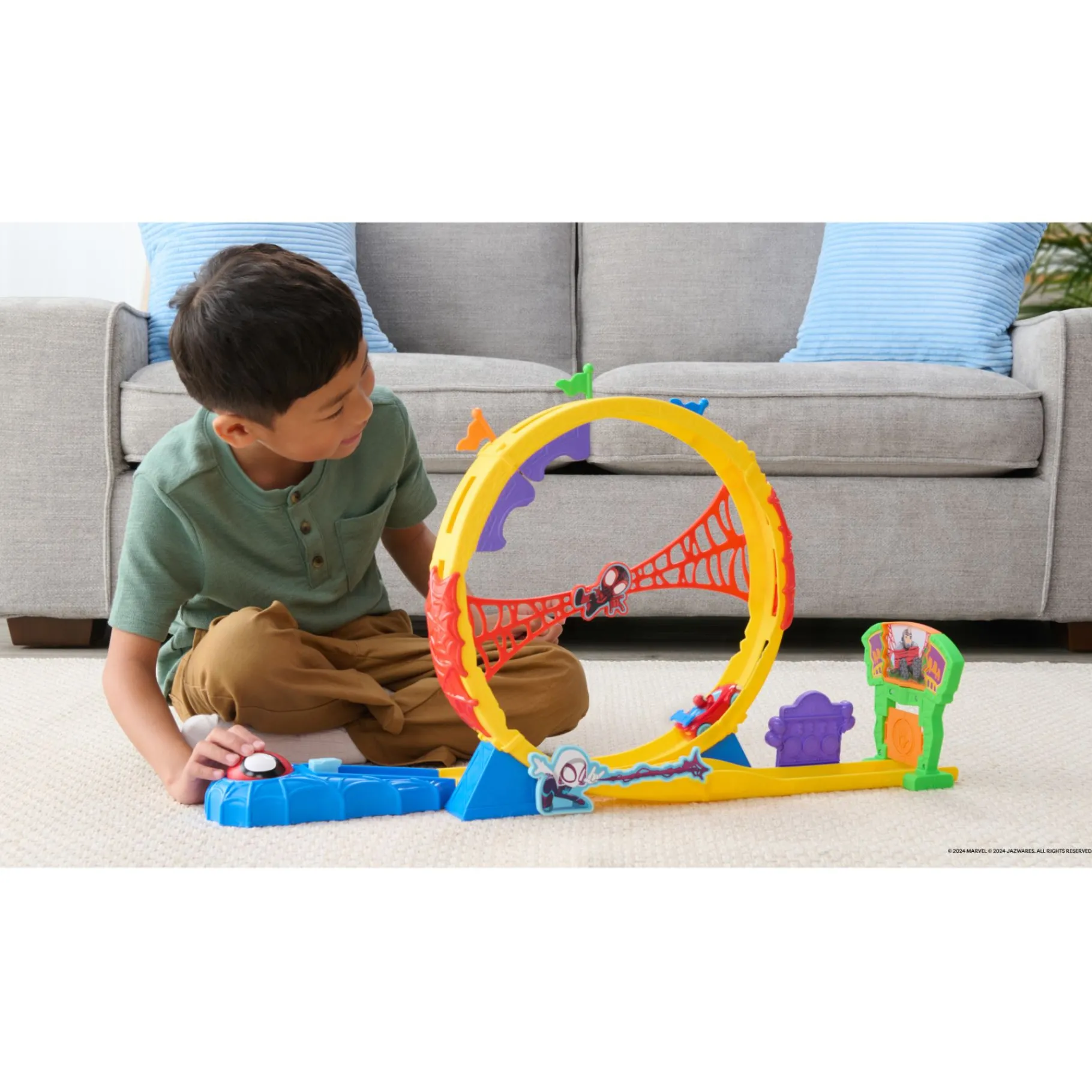 Racebanen|Jongens> Spidey super loop track set
