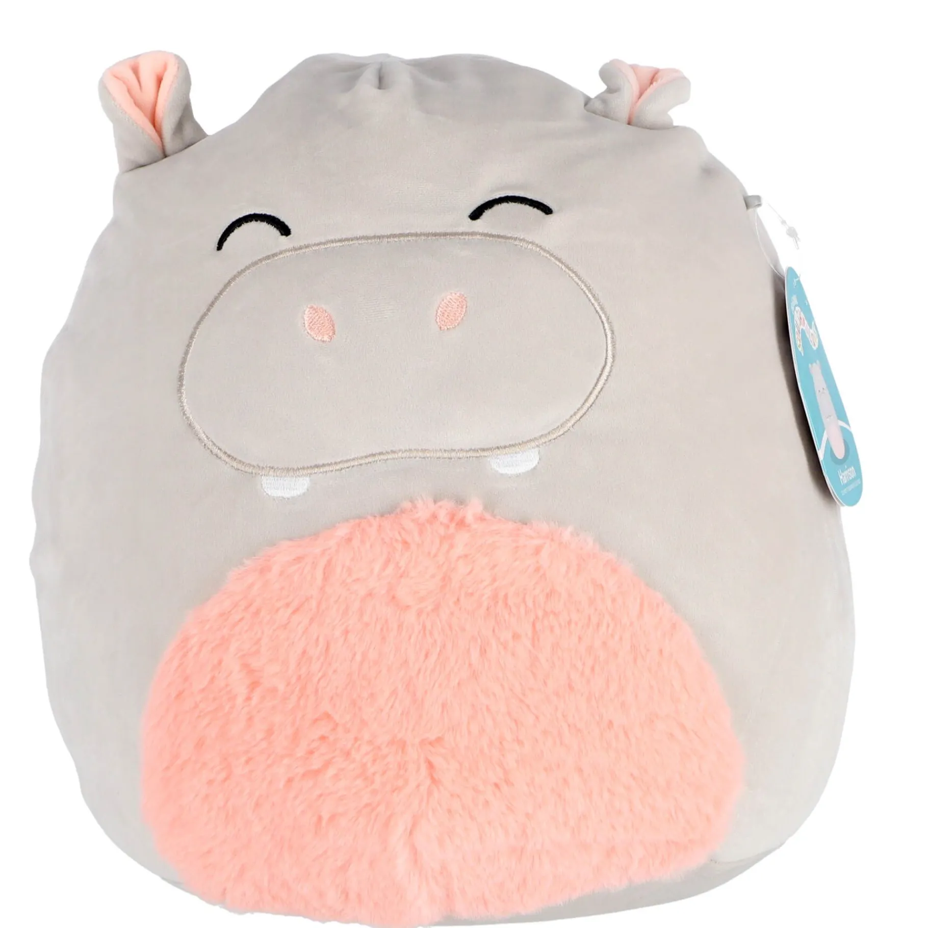 Overige|Dieren Knuffels En Pluche>Squishmallows 30 cm Harrisson Hippo
