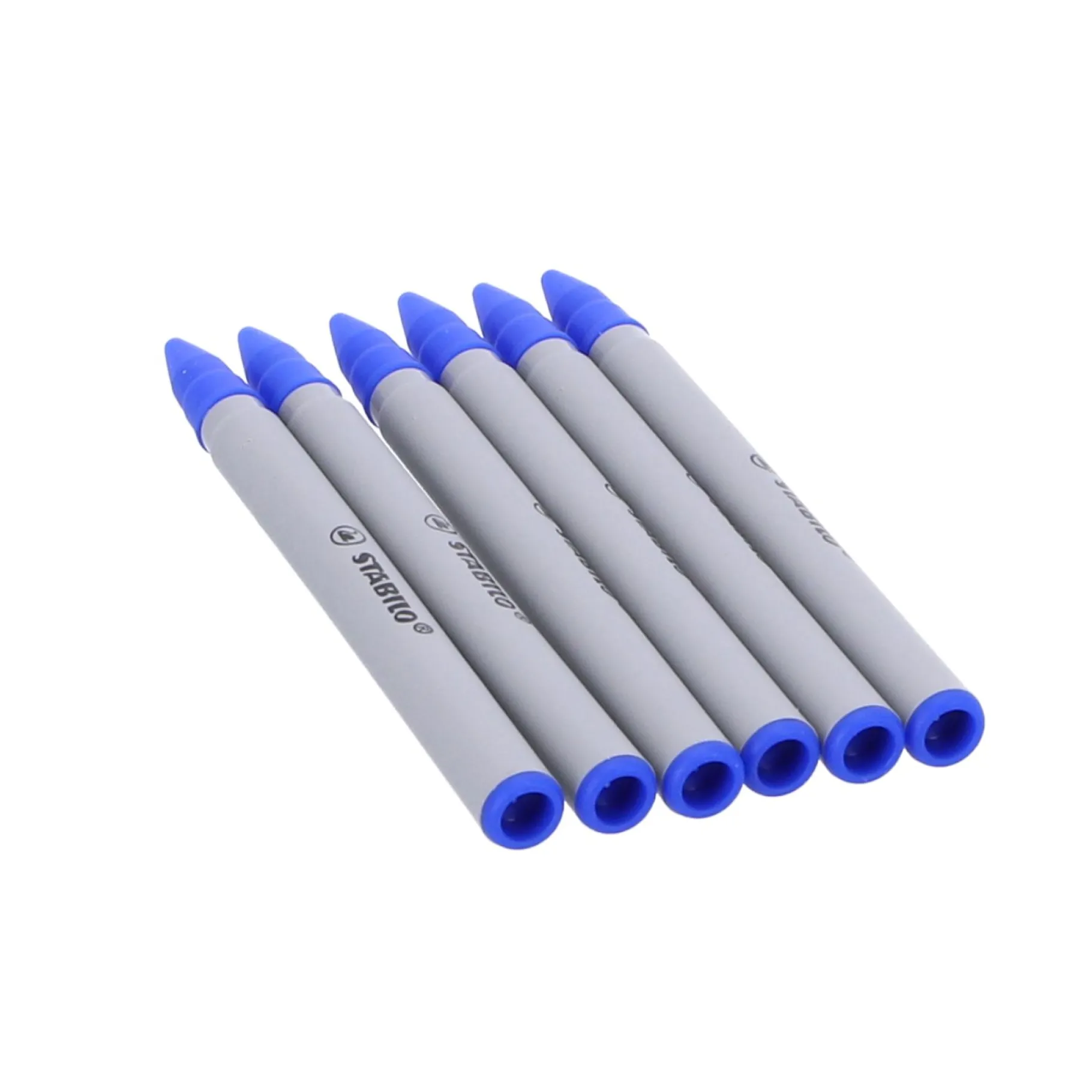 Meisjes|Schrijfwaren>Stabilo Easy Original Refill Blauw 6 Stuks