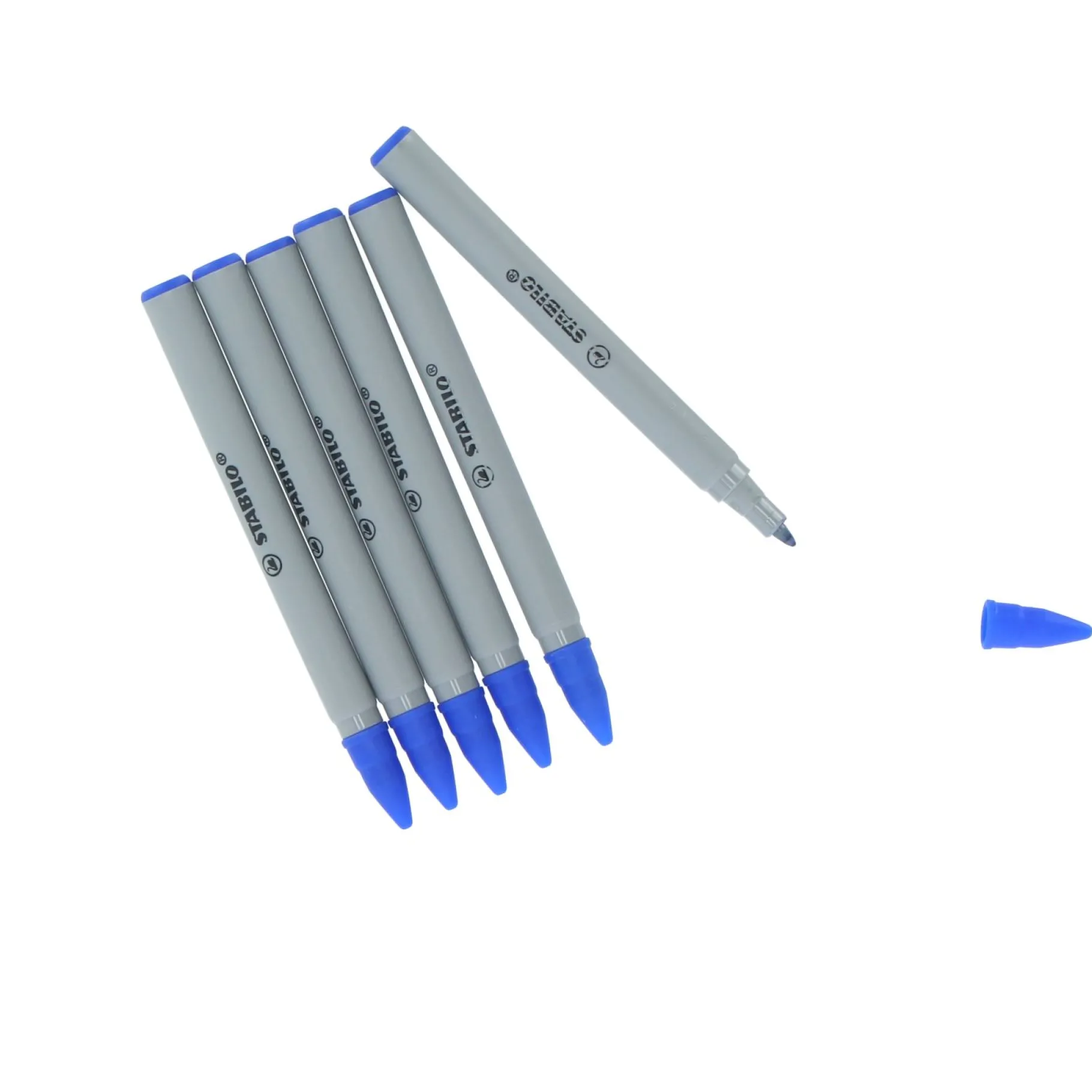 Meisjes|Schrijfwaren>Stabilo Easy Original Refill Blauw 6 Stuks