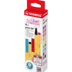 Tekenen / Kleuren> Stabilo point 88 desk set start beginning 18 stuks