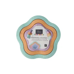 Babyspeelgoed> Stapblokken Jipy Discover 4 stuks pastel kleuren