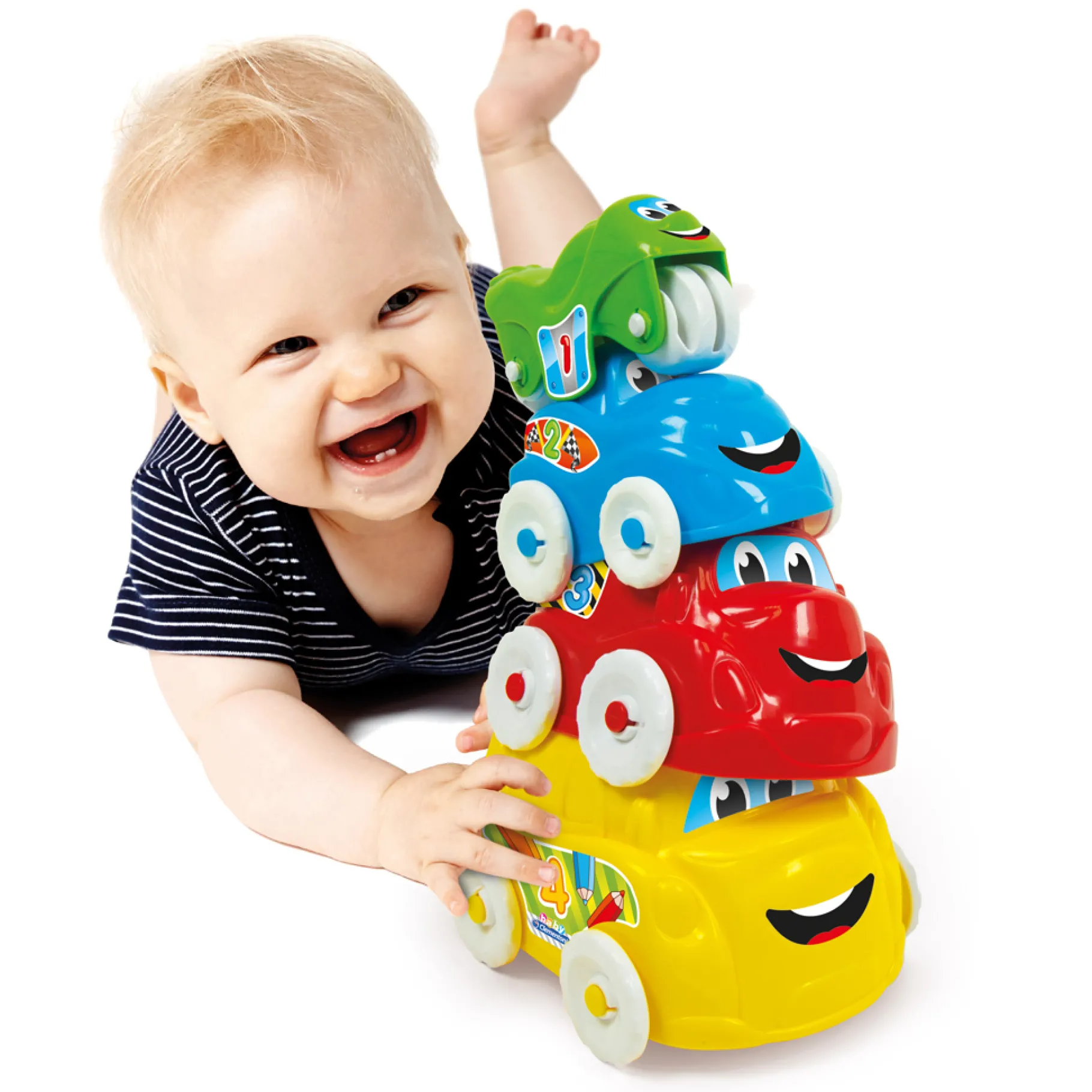 Stapeltorens>Clementoni Stapeltoren Baby Auto's