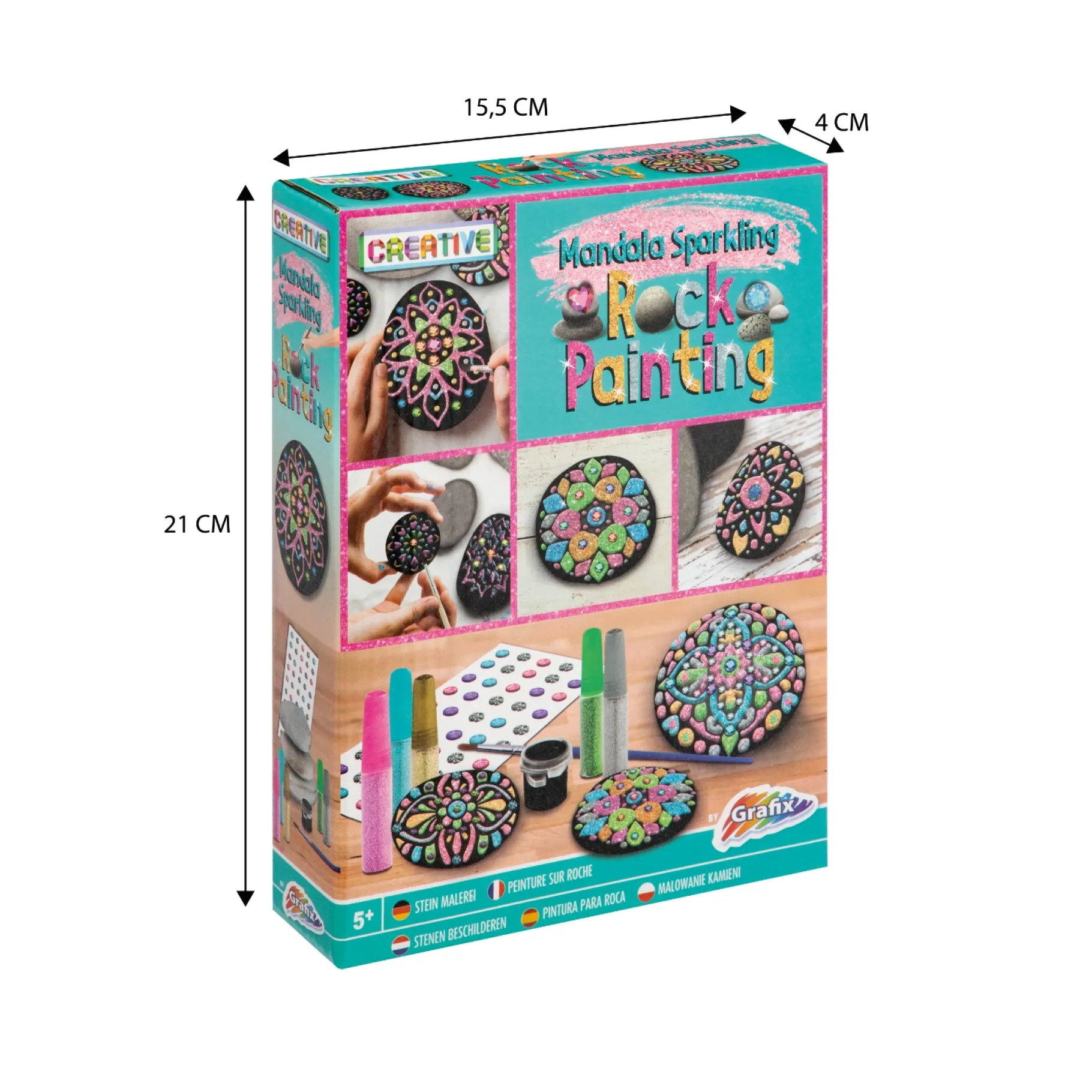 Verven / Schilderen> Stenen schilderen mandala 11 delig