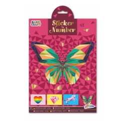 Verven / Schilderen> Sticker Op Nummer A4 4 Prints 2 Assorti