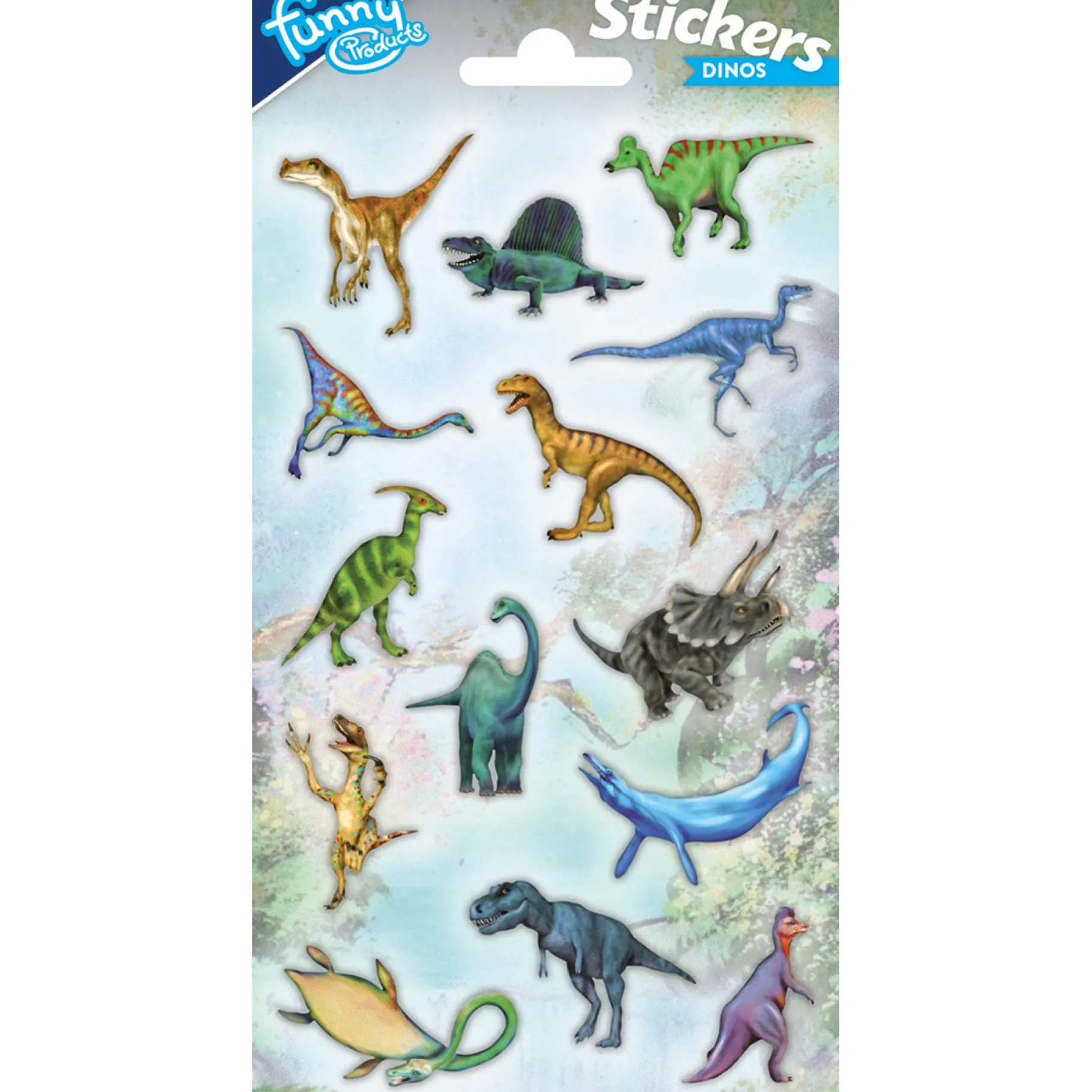 Stickers> Stickers Dinosaurussen 15 Stuks