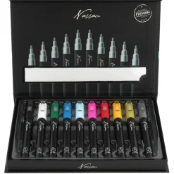 Schrijfwaren> Stiften acrylic markers 10 stuks 25x15x2 cm