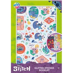 Stickers> Stitch a5 glitter stickerset 8 stuks