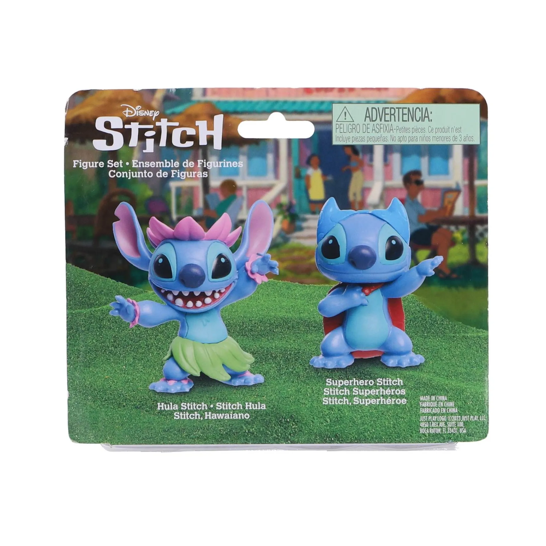 Speelfiguren> Stitch figuren 2 pak Stitch Hula & Superhero