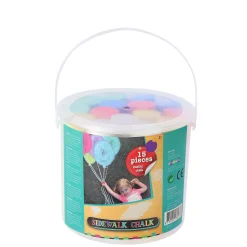 Stoepkrijt> Stoepkrijt 15 Stuks In Emmer