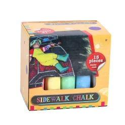 Stoepkrijt> Stoepkrijt In Doos 15 Stuks