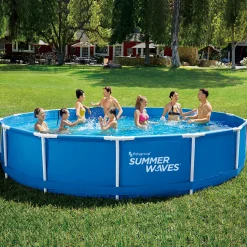 Zwemmen En Waterspeelgoed|Zwembaden>Summer Waves Zwembad Active Frame 457 X 84 cm + filterpomp