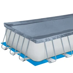 Zwemmen En Waterspeelgoed|Zwembaden>Summer Waves Zwembad Elite Rectangular Frame 732 X 366 X 132 cm + zandfilterpomp