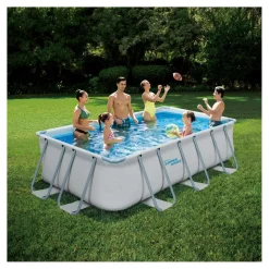 Zwemmen En Waterspeelgoed|Zwembaden>Summer Waves Zwembad Elite Rectangular Frame 400 X 200 X 100 cm + filterpomp