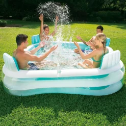 Zwemmen En Waterspeelgoed|Zwembaden>Summer Waves Zwembad Familie Premier 2-Rings 223 X 223 X 66 cm