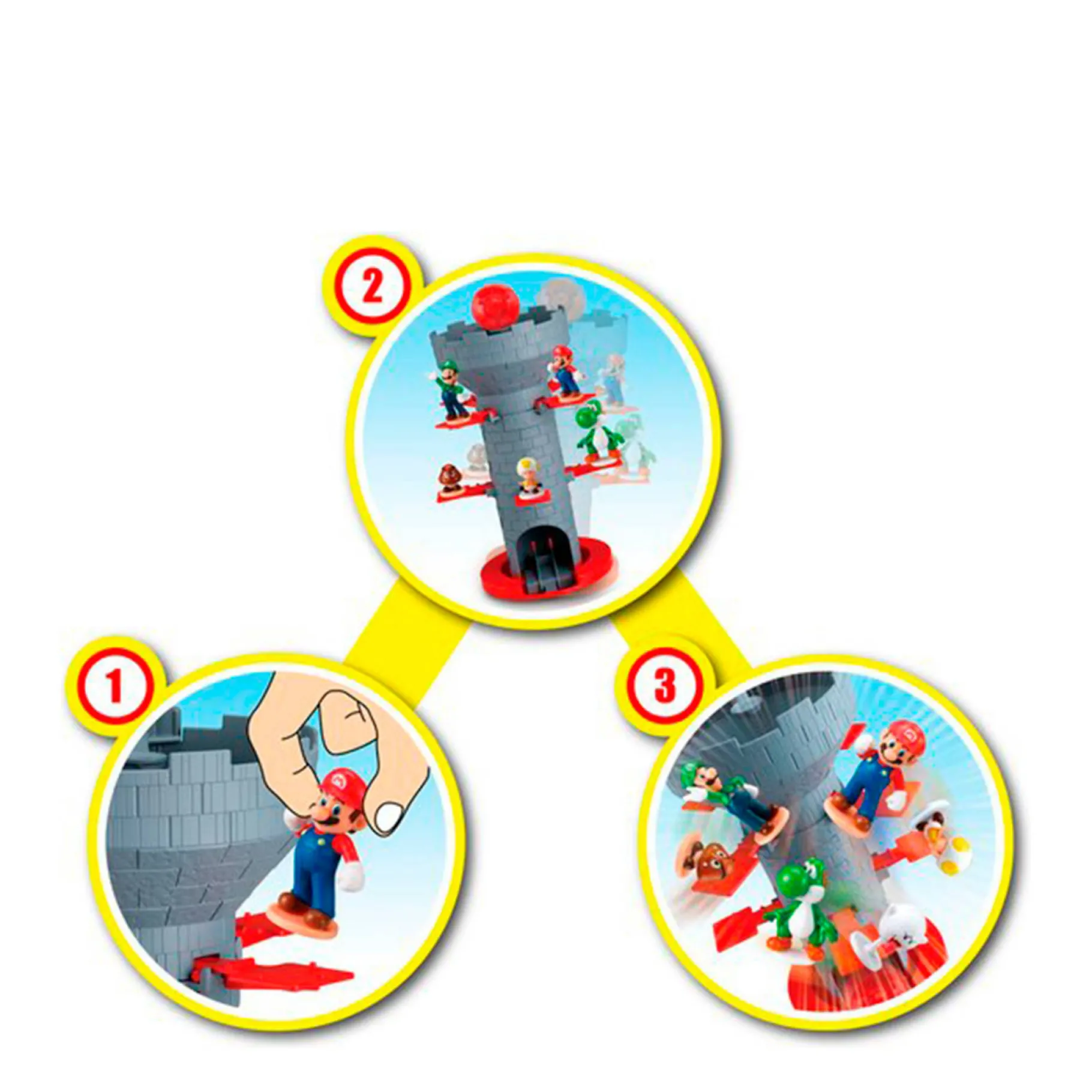 Kinderspellen>Epoch Super Mario Blow Up! Shaky Tower - Kinderspel