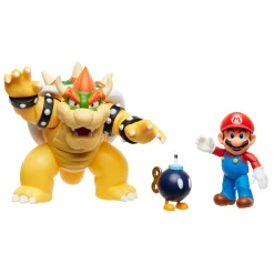 Speelfiguren> Super Mario figuren mario (10cm) vs bowser (15cm)