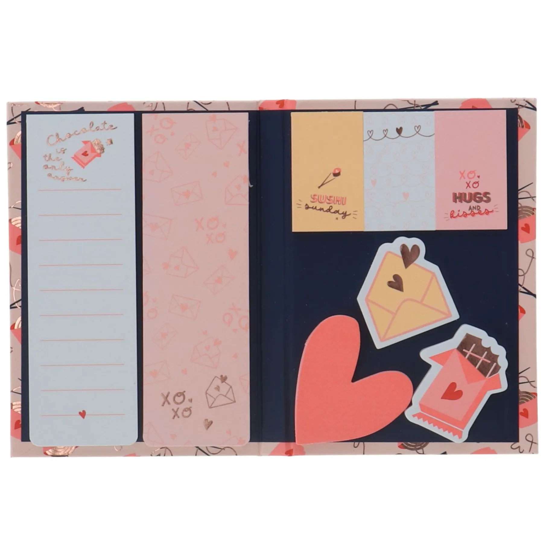 Meisjes|Schrijfwaren> Sushi Sunday Sticky notes in boekje