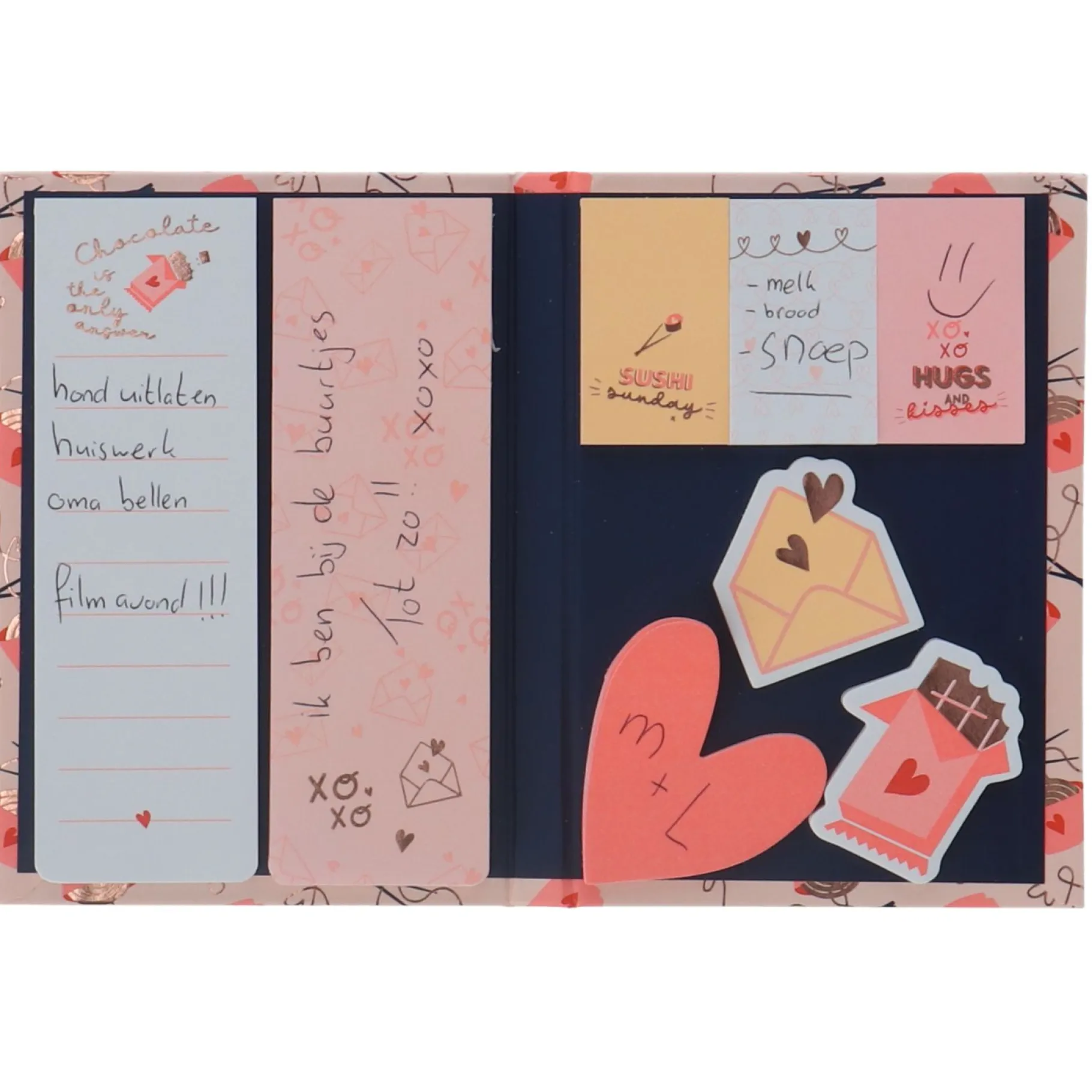 Meisjes|Schrijfwaren> Sushi Sunday Sticky notes in boekje