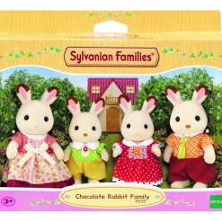 Speelfiguren|Meisjes>Epoch Sylvanian Families 5655 Chocolade Konijn Familie
