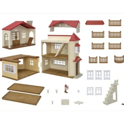 Speelfiguren>Epoch Sylvanian Families 5708 Groot Poppenhuis Met Geheime Speelkamer