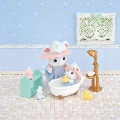 Meisjes></noscript>Epoch Sylvanian families bubbel badtijd broer zus