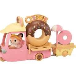 Speelfiguren|Meisjes>Epoch Sylvanian families dip dip donut wagen