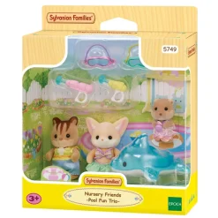 Speelsets|Jongens>Epoch Sylvanian Families Trio Peutervriendjes Zwembad  Fun