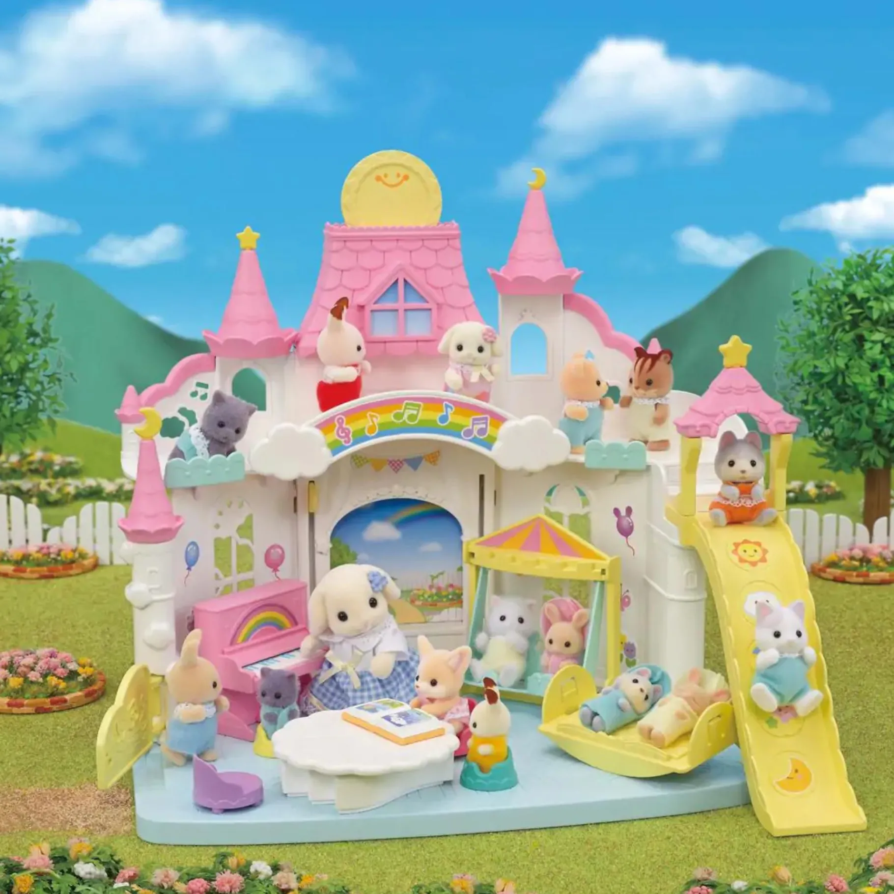 Poppenhuis|Meisjes>Epoch Sylvanian Families Zonnig Kinderopvang Kasteel