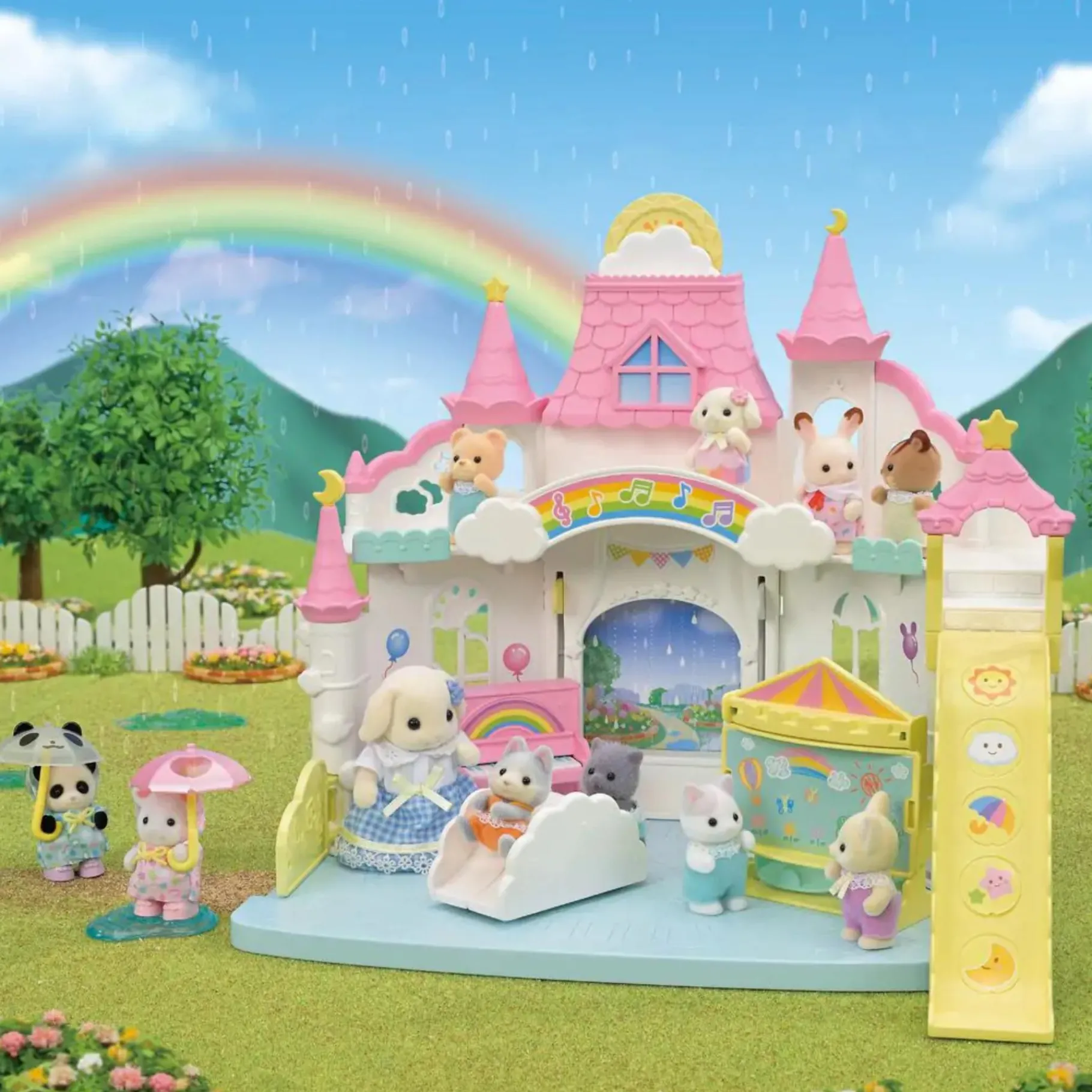 Poppenhuis|Meisjes>Epoch Sylvanian Families Zonnig Kinderopvang Kasteel