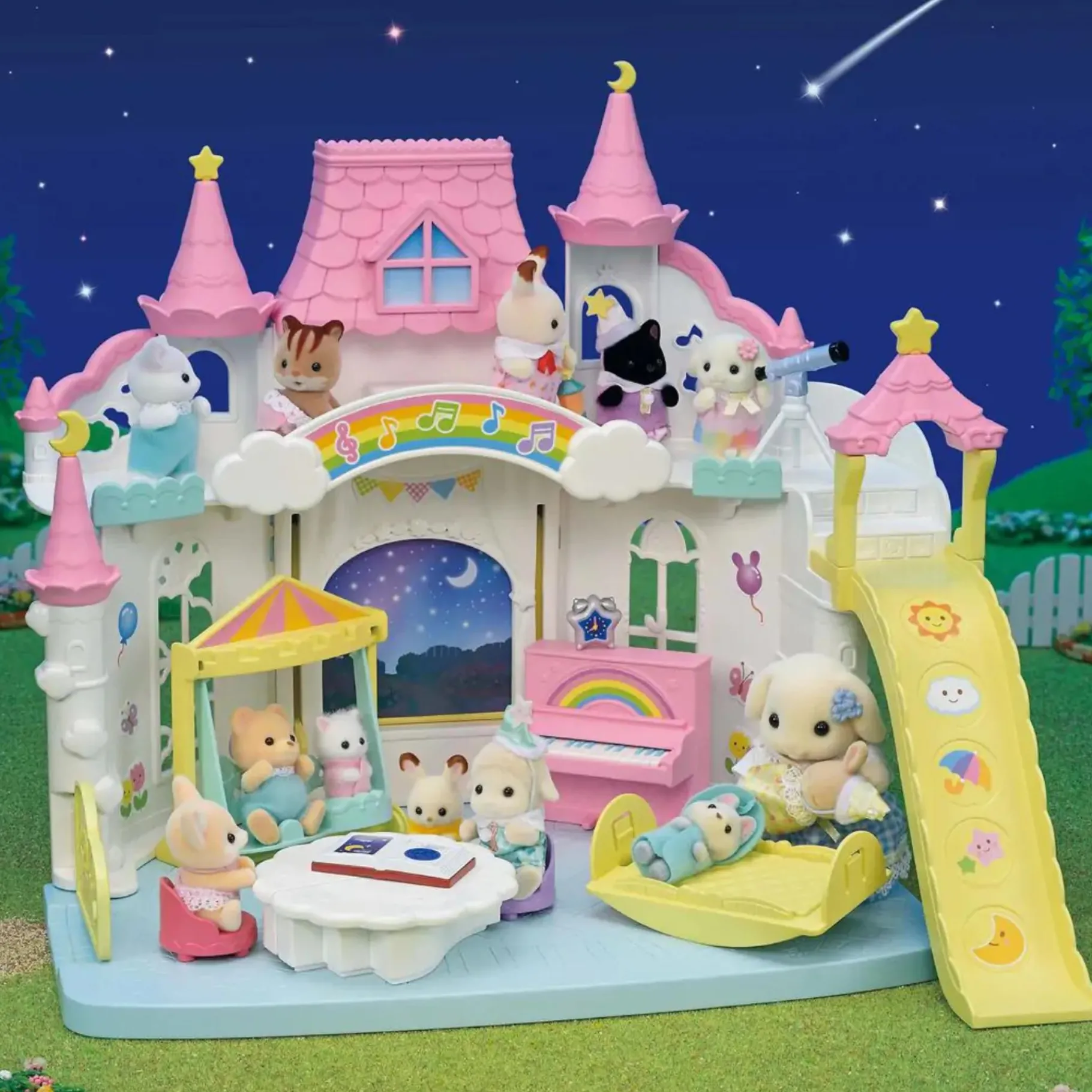 Poppenhuis|Meisjes>Epoch Sylvanian Families Zonnig Kinderopvang Kasteel