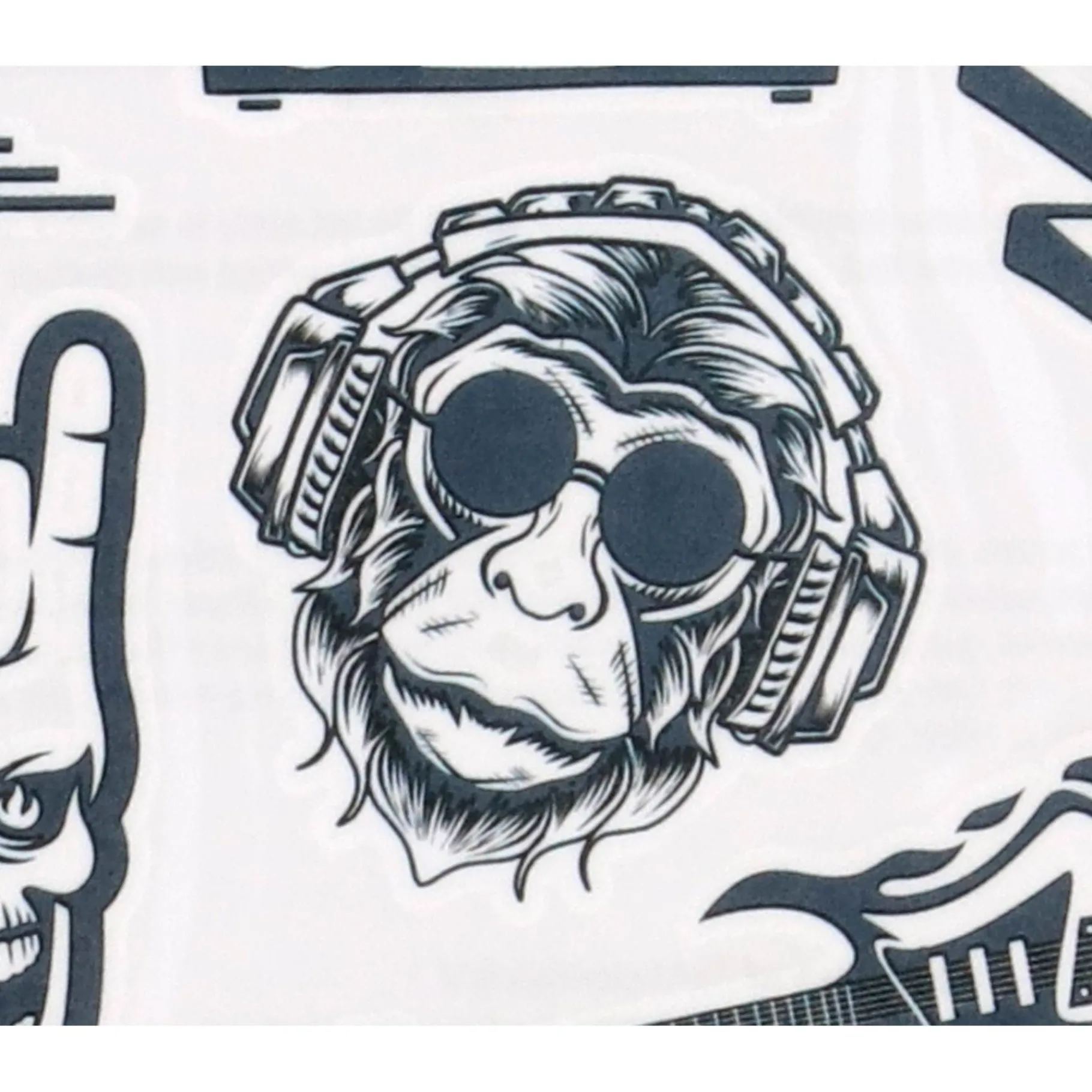 Stickers> Tattoos Rock muziek