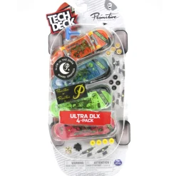 Stuntsets|Jongens>Spinmaster Tech Deck  Ultra DLX 4pack Assorti