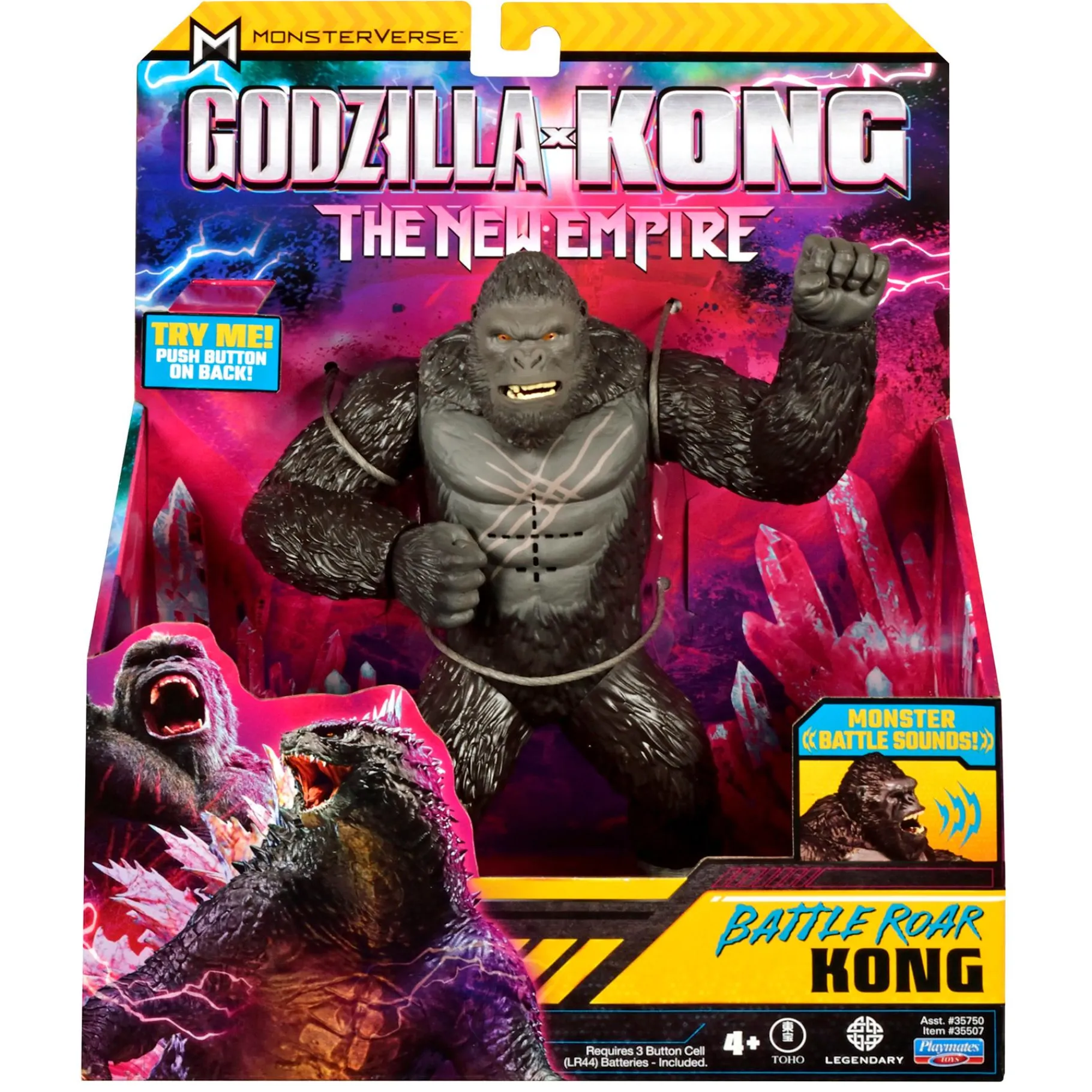 Speelfiguren> The new empire 17 cm battle roar Kong with electric sounds